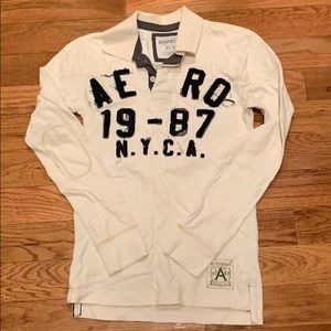 Aeropostale long sleeve polo men’s xs